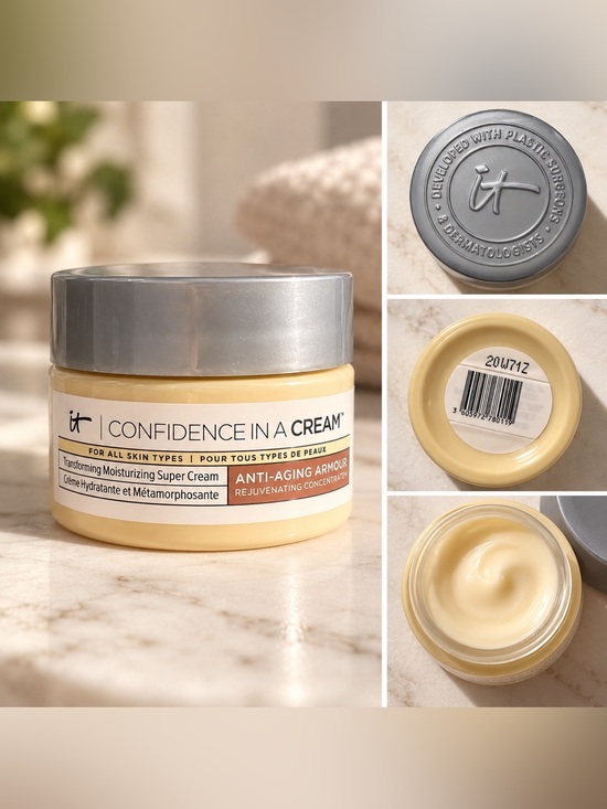 !it jeans Other - !it Cosmetics Confidence in a Cream Anti-Aging Moisturizer - Cream and Silver